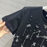 プラダ服PRADA 2023新作 リブコットン半袖Tシャツ