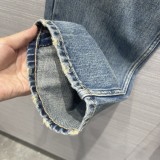 セリーヌ服CELINE 2023新作 ハードウェア装飾ストレートジーンズ