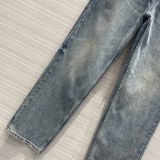 セリーヌ服CELINE 2023新作 ハードウェア装飾ストレートジーンズ