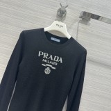 プラダ服PRADA 2023 新作 16針ピットニットトップス