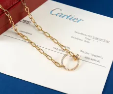カルティエネックレスCARTIER 2023年新作 フルダイヤモンドネイルネックレス