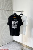 ルイヴィトン服LOUIS VUITTON 2024新作 レタープリント半袖Tシャツ