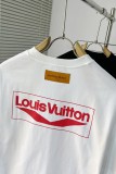 ルイヴィトン服LOUIS VUITTON 2023年新作 ウェイビーレタープリント 半袖Tシャツ