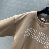 セリーヌ服CELINE 2023新作 ハイエンドラバーパウダースウェットシャツ