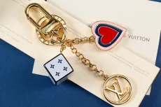ルイヴィトンキーホルダー LOUIS VUITTON 2024新作 ゴールドペンダントキーホルダー