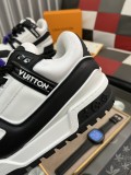 ルイヴィトン靴 LOUIS VUITTON 2024新作 限定版のレトロバスケットボールスニーカー