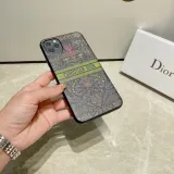 ディオールiPhoneケース DIOR 2024新作 革製携帯電話ケース