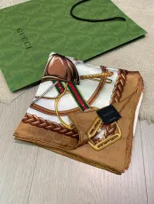 グッチマフラー GUCCI 2024新作 シルクスクエアスカーフ
