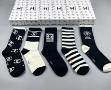 シャネル靴下 CHANEL 2024新作 純綿の靴下
