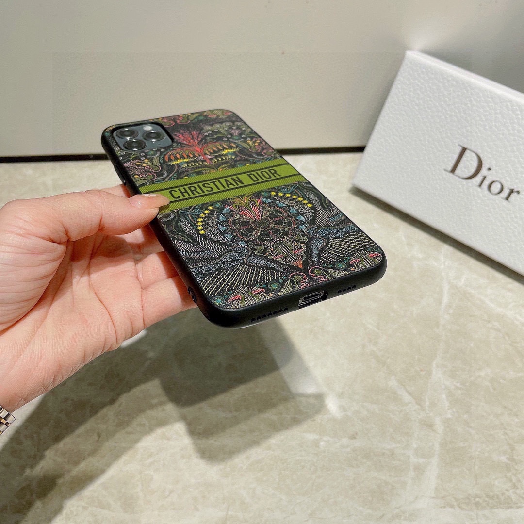 ディオールiPhoneケース DIOR 2024新作 革製携帯電話ケース