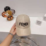 フェンディ帽子 FENDI 2024新作 刺繍入り野球帽