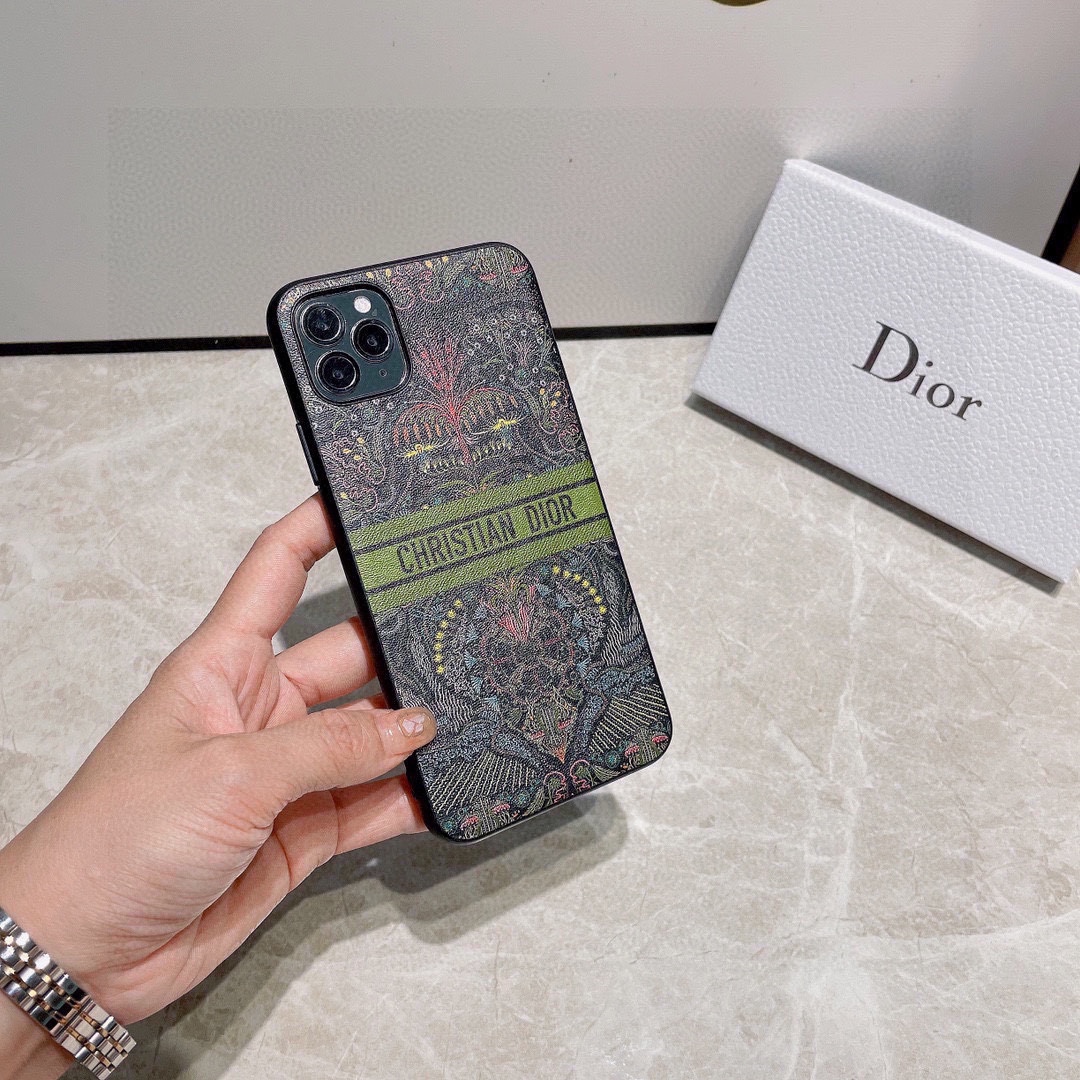 ディオールiPhoneケース DIOR 2024新作 革製携帯電話ケース