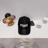 フェンディ帽子 FENDI 2024新作 刺繍入り野球帽