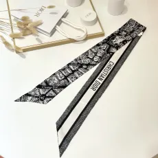 ディオールマフラー DIOR 2024新作 マルベリーシルクスカーフ