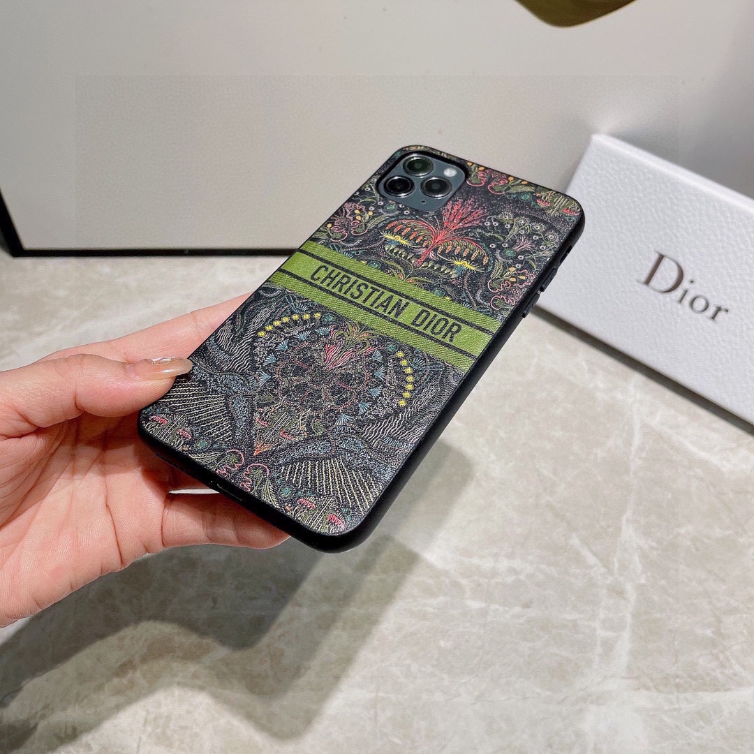 ディオールiPhoneケース DIOR 2024新作 革製携帯電話ケース