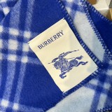 バーバリーマフラー BURBERRY 2024新作 チェックウール フード付きスカーフ