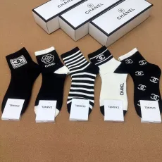 シャネル靴下 CHANEL 2024新作 純綿の靴下