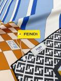 フェンディマフラー FENDI 2024新作 限定版シルクスカーフ