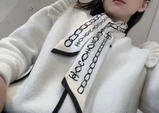 シャネルマフラー CHANEL 2024新作 ツイリースカーフ