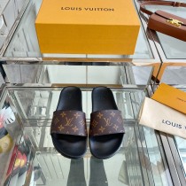 ルイヴィトン靴 LOUIS VUITTON 2024新作 カップルスタイルのスリッパ