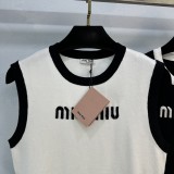 ミュウミュウ服 Miu Miu 2024新作 タンクトップ