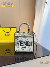 フェンディバッグ FENDI 2024新作 花柄トートバッグ