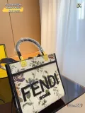 フェンディバッグ FENDI 2024新作 花柄トートバッグ