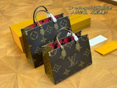 ルイヴィトンバッグ LOUIS VUITTON 2024新作 onthego ショッピングバッグ