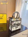 フェンディバッグ FENDI 2024新作 花柄トートバッグ