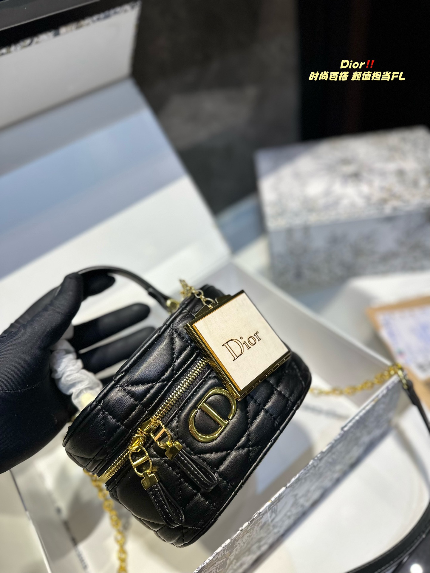 ディオールバッグ DIOR 2024新作 化粧箱バッグ