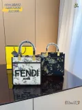 フェンディバッグ FENDI 2024新作 花柄トートバッグ