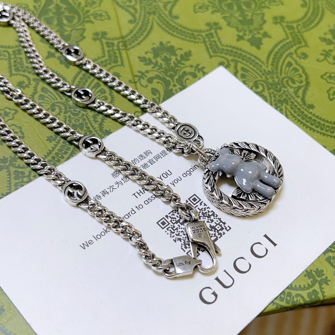グッチネックレス GUCCI 2024新作 Anger Forest シリーズ ネックレス