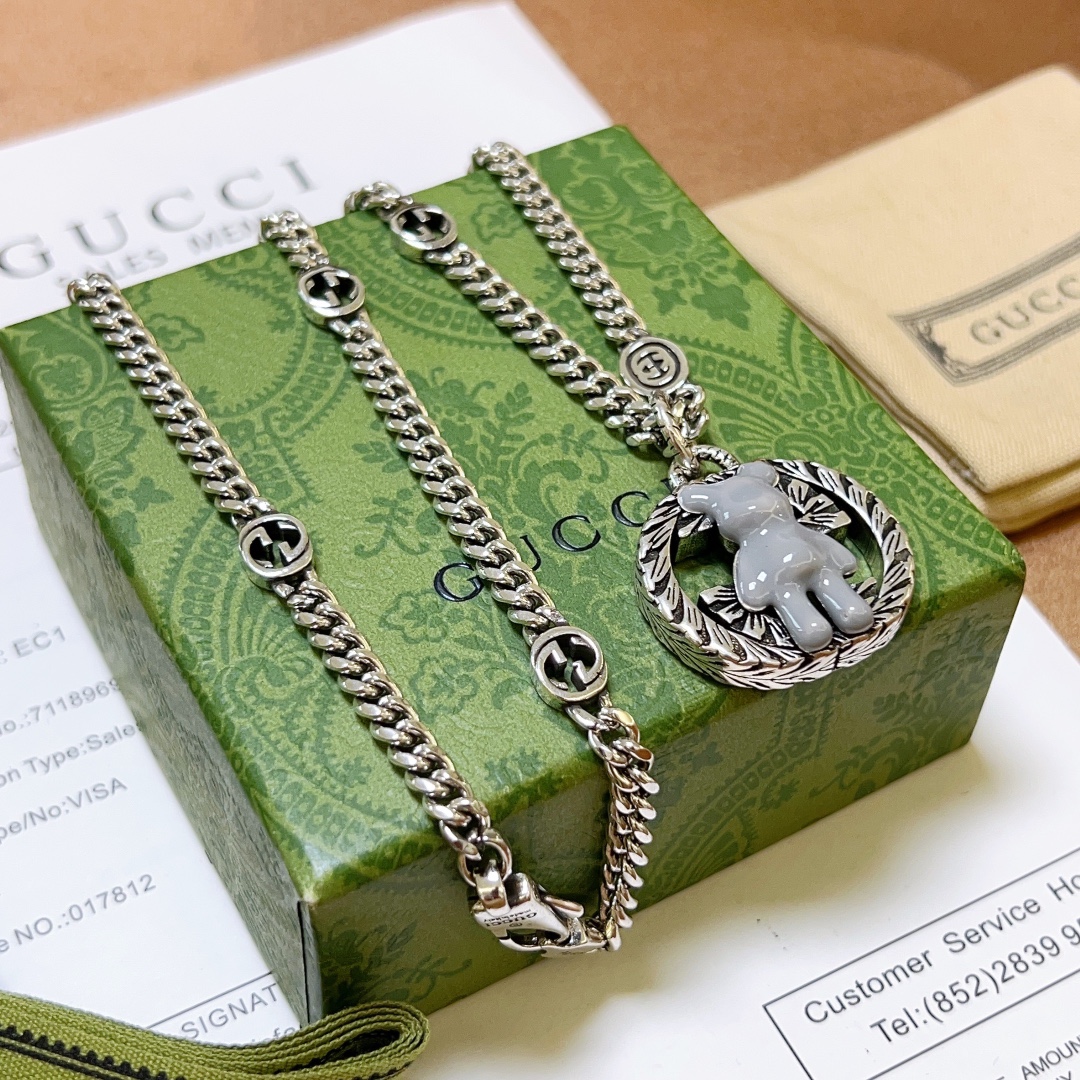 グッチネックレス GUCCI 2024新作 Anger Forest シリーズ ネックレス