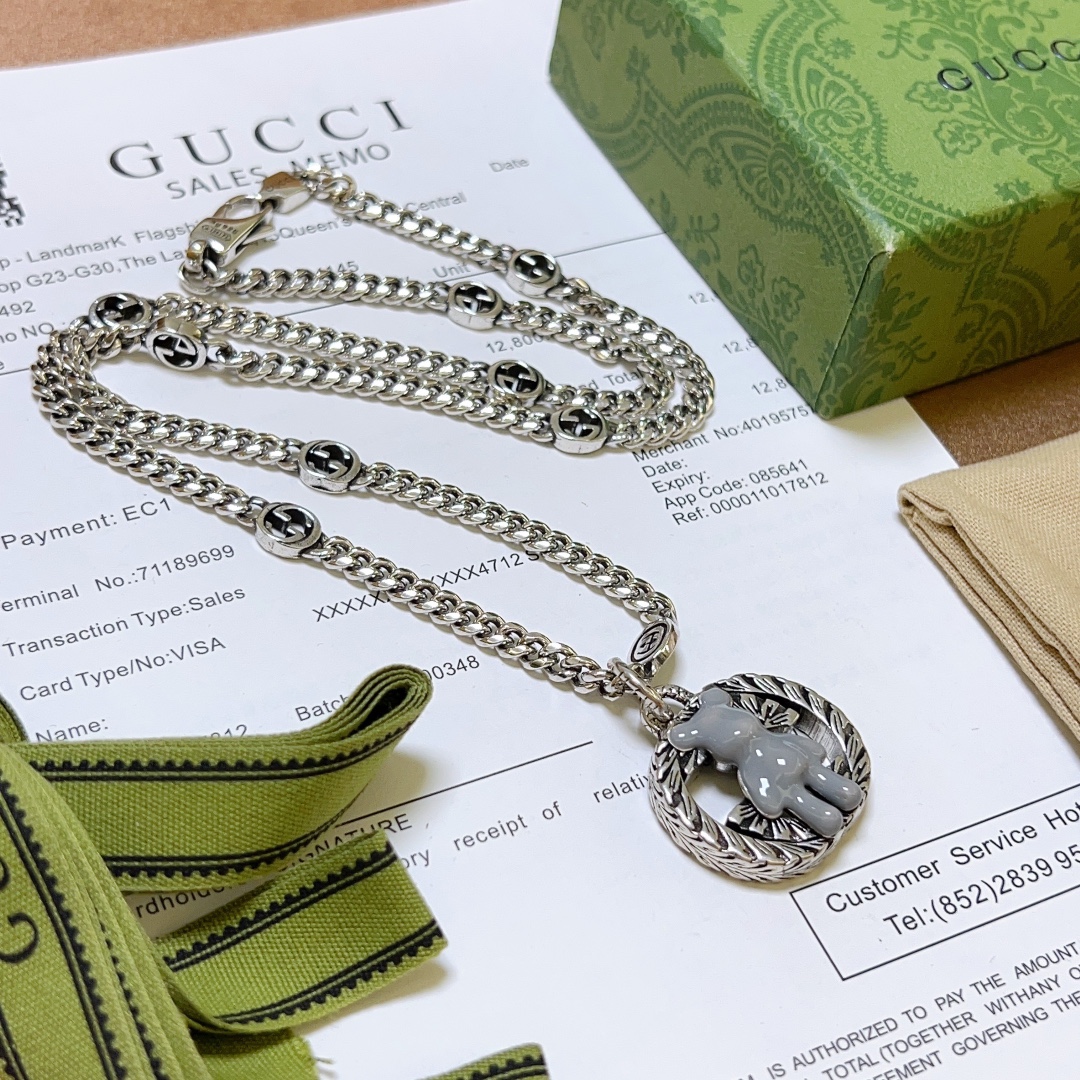 グッチネックレス GUCCI 2024新作 Anger Forest シリーズ ネックレス