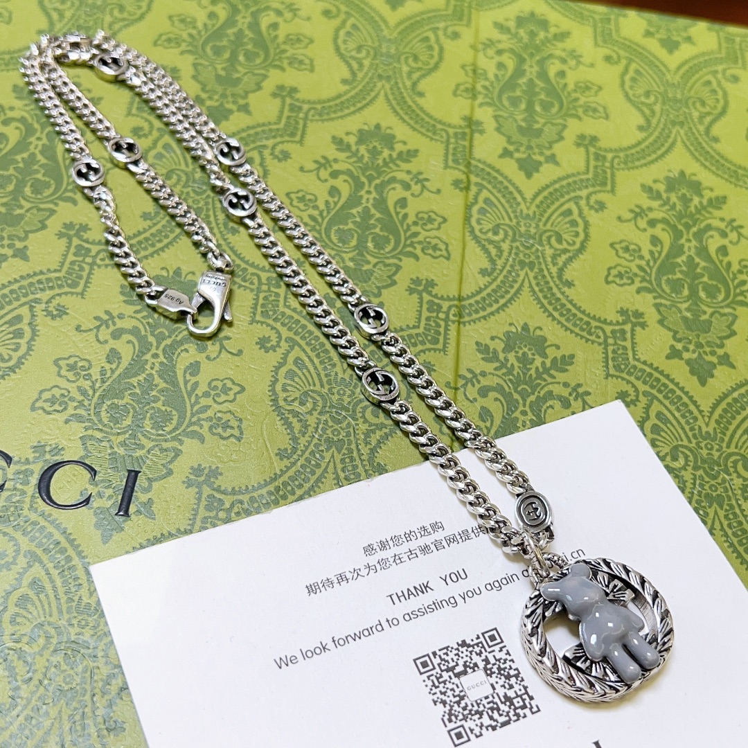 グッチネックレス GUCCI 2024新作 Anger Forest シリーズ ネックレス