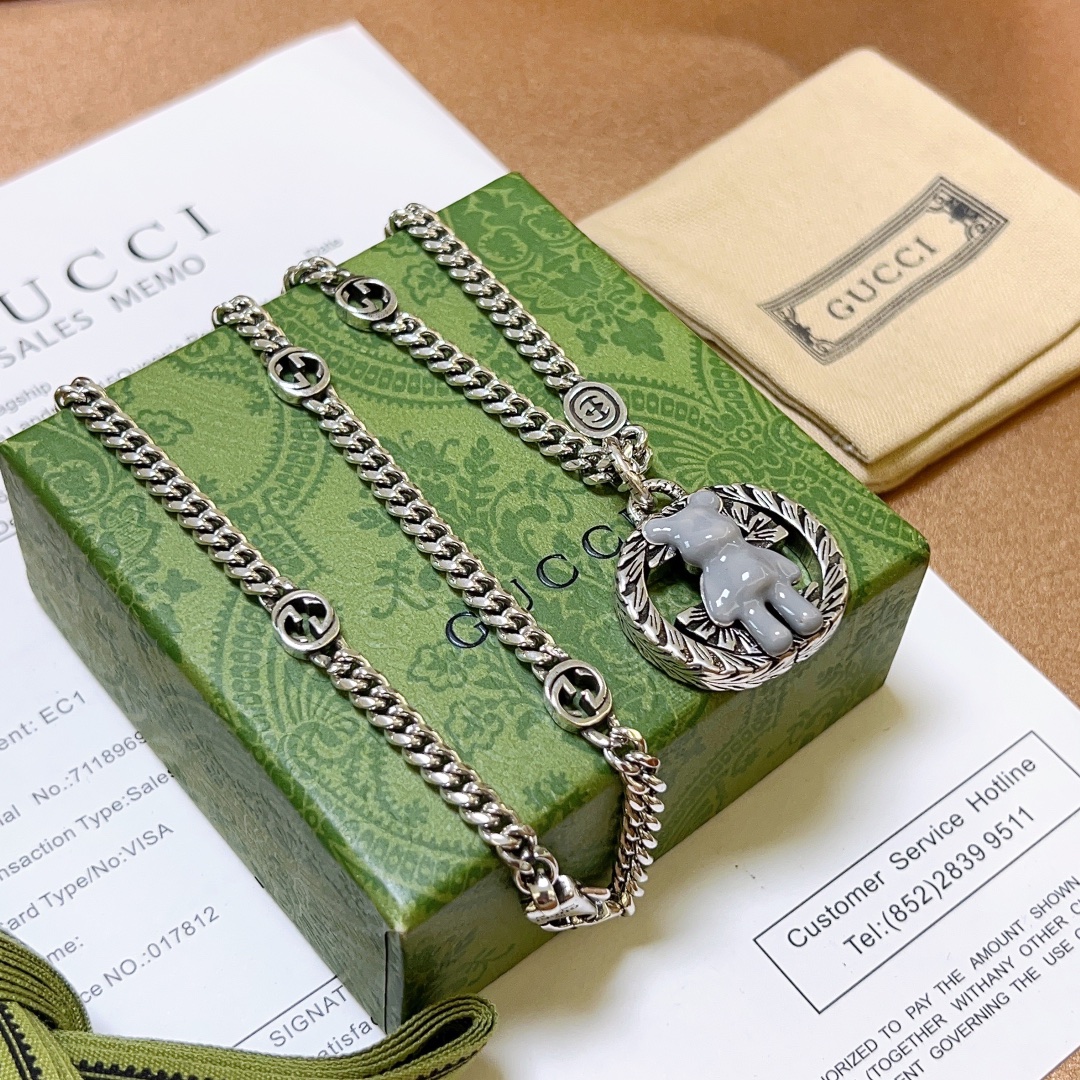 グッチネックレス GUCCI 2024新作 Anger Forest シリーズ ネックレス