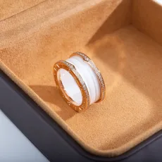 ブルガリ指輪 BVLGARI 2024新作 セラミックダイヤモンドリング