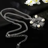 シャネルネックレス CHANEL 2024新作 真珠のネックレス