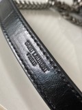 サンローランバッグ Yves Saint Laurent 2024新作 高品質 ニキ ブラック シルバー チェーン バッグ