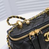 シャネルバッグ CHANEL 2024新作 高品質 ゴールデン ボール メイクアップ スモール ボックス バッグ