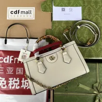 グッチバッグ GUCCI 2024新作 高品質 ダイアナ スモール バンブー ショルダーバッグ 735153