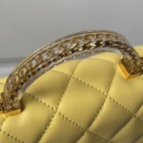 シャネルバッグ CHANEL 2024新作 高品質 CFmini 透明ハンドルバッグ AS4847