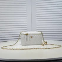 シャネルバッグ CHANEL 2024新作 高品質 ゴールデン ボール メイクアップ スモール ボックス バッグ