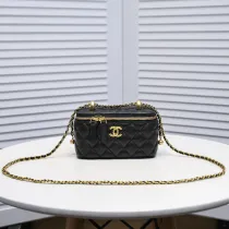 シャネルバッグ CHANEL 2024新作 高品質 ゴールデン ボール メイクアップ スモール ボックス バッグ