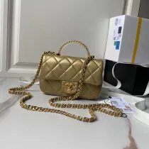 シャネルバッグ CHANEL 2024新作 高品質 CFmini 透明ハンドルバッグ AS4847