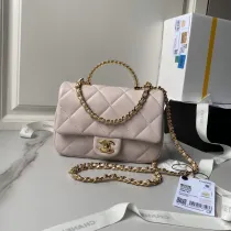 シャネルバッグ CHANEL 2024新作 高品質 CF ミニ透明ハンドルバッグ AS4848