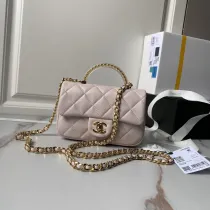 シャネルバッグ CHANEL 2024新作 高品質 CFmini 透明ハンドルバッグ AS4847