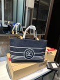 シャネルバッグ CHANEL  2024新作 デニムトートバッグ