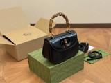 グッチバッグ GUCCI  2024新作 ダイアナ バンブーハンドバッグ