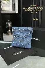シャネルバッグ CHANEL  2024新作 デニムゴミ袋 22 bag